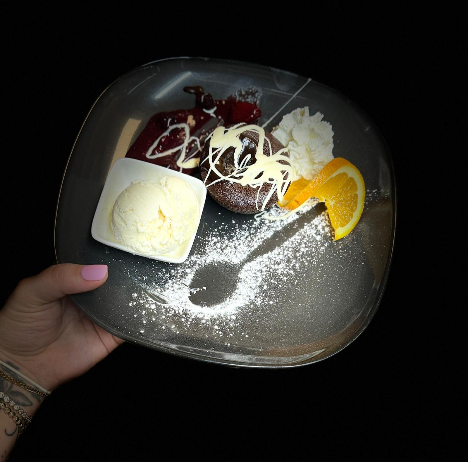 Dessert-Kreation &ndash; Dolci im Ristorante La Fattoria